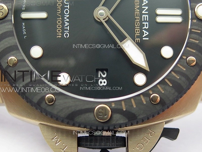 PAM1070 W VSF 1:1 Best Edition Black Dial on Black Rubber Strap P.900 Super Clone